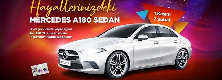 Antares Avm Mercedes A180 Çekilişi Sonucu Kampanya Havuzu