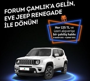 Forum Çamlık Jeep Renegade Çekilişi