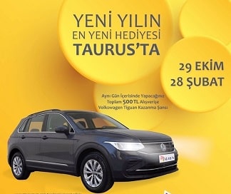 Taurus Avm Volkswagen Tiguan Çekilişi