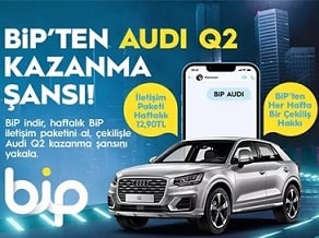 Turkcell BiP Audi Q2 Çekilişi
