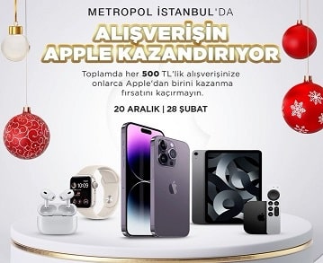 Metropol İstanbul Apple Çekilişi