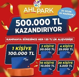 AHL Park Avm Para Çekilişi