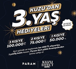 Kuzu Effect Avm Para Çekilişi