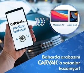 Carvak Macbook Çekilişi