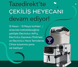 Tazedirekt Electrolux Çekilişi