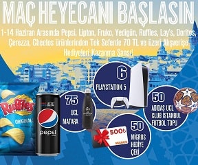 Migros - Pepsi Ruffles Çekilişi