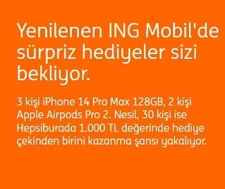 ING Mobil Çekilişi