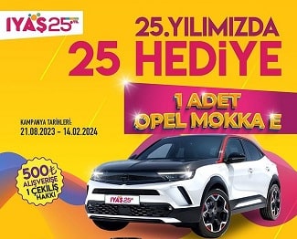 IYAŞ 25. Yıl Çekilişi