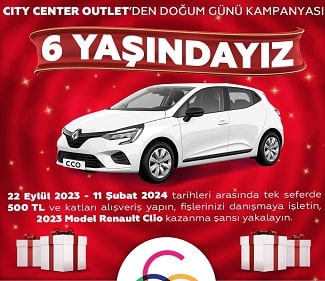 City Center Renault Clio Çekilişi