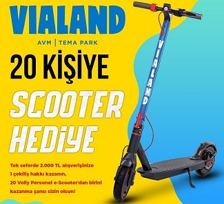 Vialand AVM Scooter Çekilişi