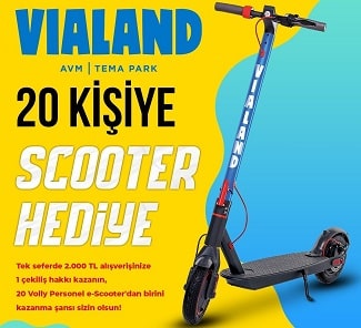 Vialand AVM Scooter Çekilişi