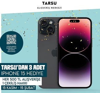 Tarsu Avm iPhone Çekilişi