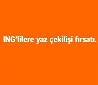 ING Mobil Yaz Çekilişi