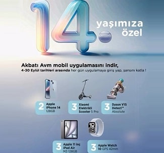 Akbatı AVM 14.Yıl Çekilişi