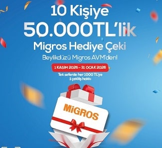 Beylikdüzü Migros AVM Çekilişi