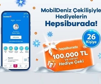 Denizbank Hepsiburada Hediye Çeki Çekilişi